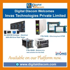 Source advanced network testing solutions from Invas Technologies on our platform. This selection includes the BA-4000 Bit Analyzer, FTB-7600E Ultra-long-haul OTDR, and the FTBx-88460 Multiservice test solution for comprehensive field network analysis.
