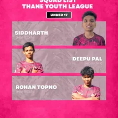 Meet some of our talented midfielders from the Under-17 Thane Youth League squad.