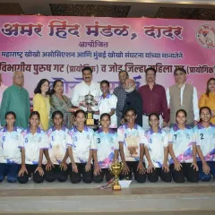 Our women's team crowned champions at the Amar Hind Mandal District Level Competition in 2025.