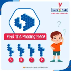 Time for a puzzle. Take a close look and see if you can find the missing piece to complete the pattern. Let me know your answer.