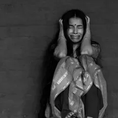 The physical manifestation of fear and despair. Exploring the depths of such a powerful emotion requires complete vulnerability, and it's a core part of my training in abhinaya.