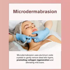 Microdermabrasion is a gentler option for mild acne scars. It uses fine crystals to remove dead skin layers, promoting collagen regeneration and smoothing the skin's surface.