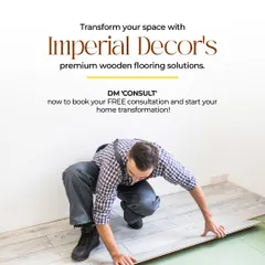 Ready to transform your space? The first step is a free consultation with us. We will visit your site, understand your needs, and help you choose from our premium wooden flooring solutions. DM 'CONSULT' to book your appointment and start your home transformation.