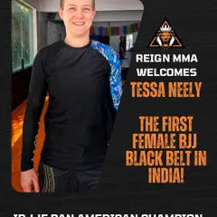 We were stoked to host Professor Tessa Neely, the first female BJJ Black Belt in India and an IBJJF World Champion, for exclusive sessions.