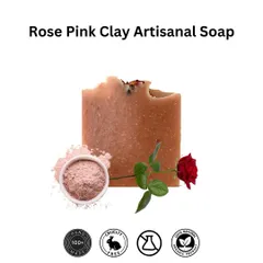 My Rose Pink Clay soap is perfect for sensitive to normal skin. The French pink clay gently cleanses and balances, helping to reduce dullness and reveal a natural glow.