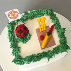 From the pitch to the plate, this Black Forest cricket cake is a match made in dessert heaven. I use minimal fondant and focus on delicious details, like the chocolate and cherry-filled cricket ball, to celebrate every sweet victory.