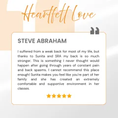 This client suffered from a weak back for most of his life but found strength and relief at our studio. It’s stories like his that prove how a supportive environment can make healing possible after years of pain.