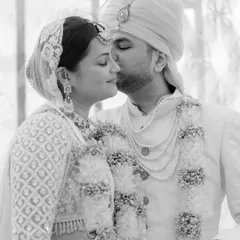 A tender kiss, made even more intimate and timeless in monochrome. This image is all about the connection and the quiet moment shared between two people.