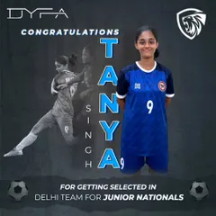 We are incredibly proud to see our players succeed at the highest levels. This is Tanya Singh, our wonder girl, who was selected for the Delhi team for the Junior Nationals. Her success is a testament to her hard work and our training philosophy.