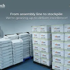 From the assembly line to the stockpile, we are geared up to deliver excellence. These boxes, ready for shipment, represent our commitment to not only manufacturing quality products but also managing stock efficiently to meet customer demand.