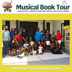 A look back at our very first Musical Book Tour event. This is where it all began, creating a unique space for families to explore Indian classical music together.