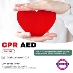 CPR saves lives. We offer a CPR AED live virtual training and certification course, open to all fitness trainers, sports coaches, and enthusiasts who want to be prepared for emergencies.