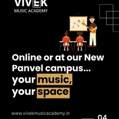 Your learning should fit your life. We provide the flexibility to take classes online from anywhere or join us in person at our New Panvel campus. We create a supportive space for you to focus on your music and grow as an artist.