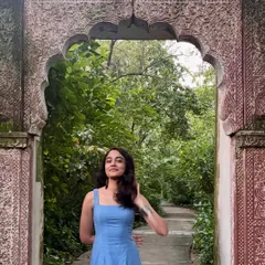Exploring a beautiful park in Delhi. I find inspiration for my music everywhere.