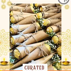 My handcrafted Confetti Cones are perfect for bulk orders. Here they are, all lined up and ready to be given as elegant and affordable favors for a large event.