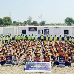 Our entire on-site team gathers to mark National Safety Week. We foster a culture where safety is a shared responsibility, and every individual is empowered to contribute to a secure and productive work environment.