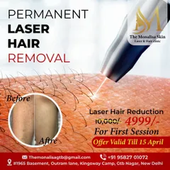 See the difference for yourself with this before and after comparison. Our laser hair reduction treatment effectively diminishes hair growth and reduces the appearance of dark spots left by previous hair removal methods, resulting in clearer, smoother skin.