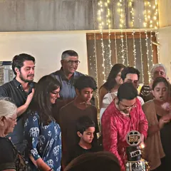 A beautiful moment of celebration as Aamir Khan cuts his custom 60th birthday cake, surrounded by his family and loved ones. Being part of this intimate milestone was an absolute honor.