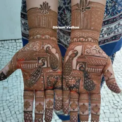 My team excels at creating stunning traditional designs for the whole family. This piece features classic peacock motifs, perfect for the ladke wale or ladki wale.