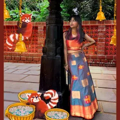 A duplicate image showing the full composition of my "Wedding Shenanigans" art, blending photography with digital illustration.
