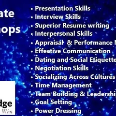 My Corporate Workshops cover a comprehensive list of essential business skills. We work on everything from presentation and interview techniques to negotiation, time management, and leadership.