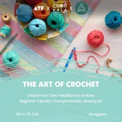 I love collaborating with fun spaces like Unlocked in Gurgaon to host my workshops. In this session, participants learned to make their own chic bows and headbands, perfect for the winter season.