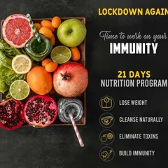 Join my 21 Days Nutrition Program to build immunity, cleanse your body, and manage your weight. It's a great way to kickstart your health journey.