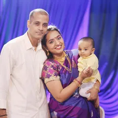 This family chose traditional South Indian attire for their baby's first birthday portrait. I love documenting these important cultural moments and family traditions in my studio.