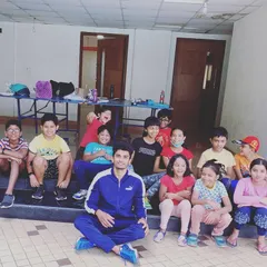 A group photo from our strength and conditioning summer camp at the Purva Belmont dojo. The camp focused on fitness, teamwork, and fun.