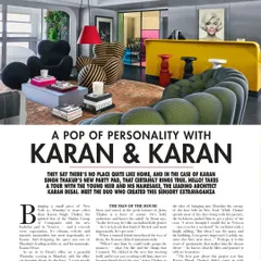 A fantastic spread in Hello! Magazine on Project 86, which they called a "sensory extravaganza." It was great to share the story of this collaboration and the personality we infused into the space.