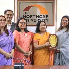 Honored to receive a memento for serving as a judge at the 10th National Moot Court Competition at The NorthCap University. It is a privilege to contribute to the development of future legal minds.