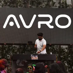A shot from a massive Holi festival. I love playing outdoor events and bringing a unique energy that matches the occasion, whether it's with vibrant colors or high energy beats.