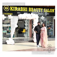 My partner and I at the opening of our new salon. We are so proud of this new venture and can't wait for you to experience it.
