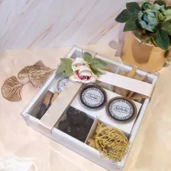 A beautifully arranged Rakhi fondue hamper, perfect for a fun and interactive celebration. The box includes an assortment of dippables like brownies, cookies, and crackers with chocolate and Nutella dips.
