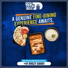 Enjoy a fine dining experience with the comfort of home cooking. This meal set features a rich curry, naan, and plain rice, neatly packed and ready to eat for any corporate or private event.