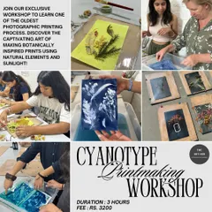 Discover one of the oldest photographic printing processes in my Cyanotype workshop. I teach you how to create beautiful botanical prints using natural elements and sunlight.
