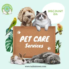 Our pet care services extend to all kinds of furry and feathered friends. We offer a 15% discount on our services to ensure every pet can look and feel a million bucks.