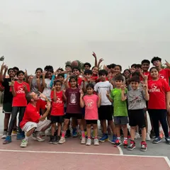 Another group shot with Coach Toni. The smiles and energy show what a positive impact these special sessions have on our community.