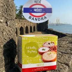 Delivering our healthy meal boxes with a view of the Bandra-Worli Sea Link. We love serving our customers in the vibrant neighborhood of Bandra.