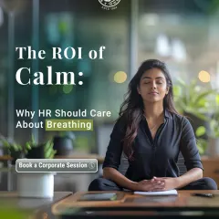 We help HR leaders measure the return on investment of calm. Our corporate yoga modules integrate breath training and mindfulness to reduce burnout, improve retention, and create more empathetic teams, turning wellness into a measurable HR strategy.