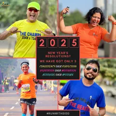 My New Year's resolutions are simple and unchanging. Consistency over perfection. Dedication over motivation. Attitude over aptitude. This is the code we live by.