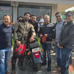 All smiles after a successful Sunday ride. The camaraderie and shared experience are the best parts of these trips.