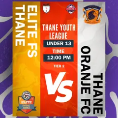 Our U13 boys are ready for their Thane Youth League fixture against Thane Oranje FC. We train them to be focused and energetic.