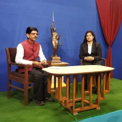 On set for a legal knowledge show. My goal is to make the law accessible to everyone. Discussing complex legal issues in a simple, direct manner helps empower people to understand and fight for their rights.