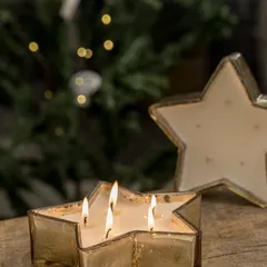 Holy Sparks, Santa's here! Guided by the North Star, my Polaris Star scented candle is here to light up the season. The star-shaped vessel holds the captivating fragrance of Oud and Amber, perfect as a gift or for your own holiday decor.