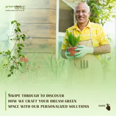 Swipe through to discover how we craft your dream green space with our personalized solutions, serving clients across Pune, Hyderabad, Bangalore, and more.