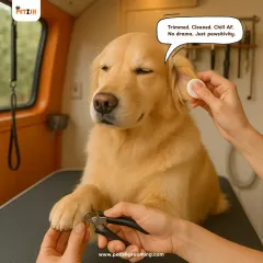 This is the "pawsitivity" I bring to every appointment. I make sure every pet is relaxed and happy, whether it's for a nail trim, ear cleaning, or a full haircut. No drama, just gentle care.