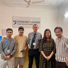 Our team with RSL examiner Mr. Aidan Marshall after a successful session of face to face exams at our academy. We are an official center, which helps students feel comfortable and confident on exam day.