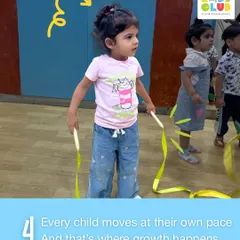 Every child moves at their own pace, and that's exactly where growth happens. In our music and movement classes, we celebrate individuality and encourage each child to express themselves freely.