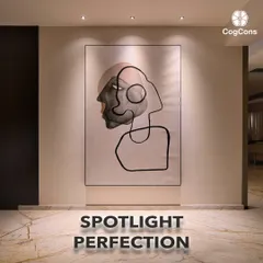 With spotlight perfection, you can draw attention to your favorite art pieces and architectural details. Our smart spotlights are fully dimmable and can be precisely aimed to highlight what matters most in your home.